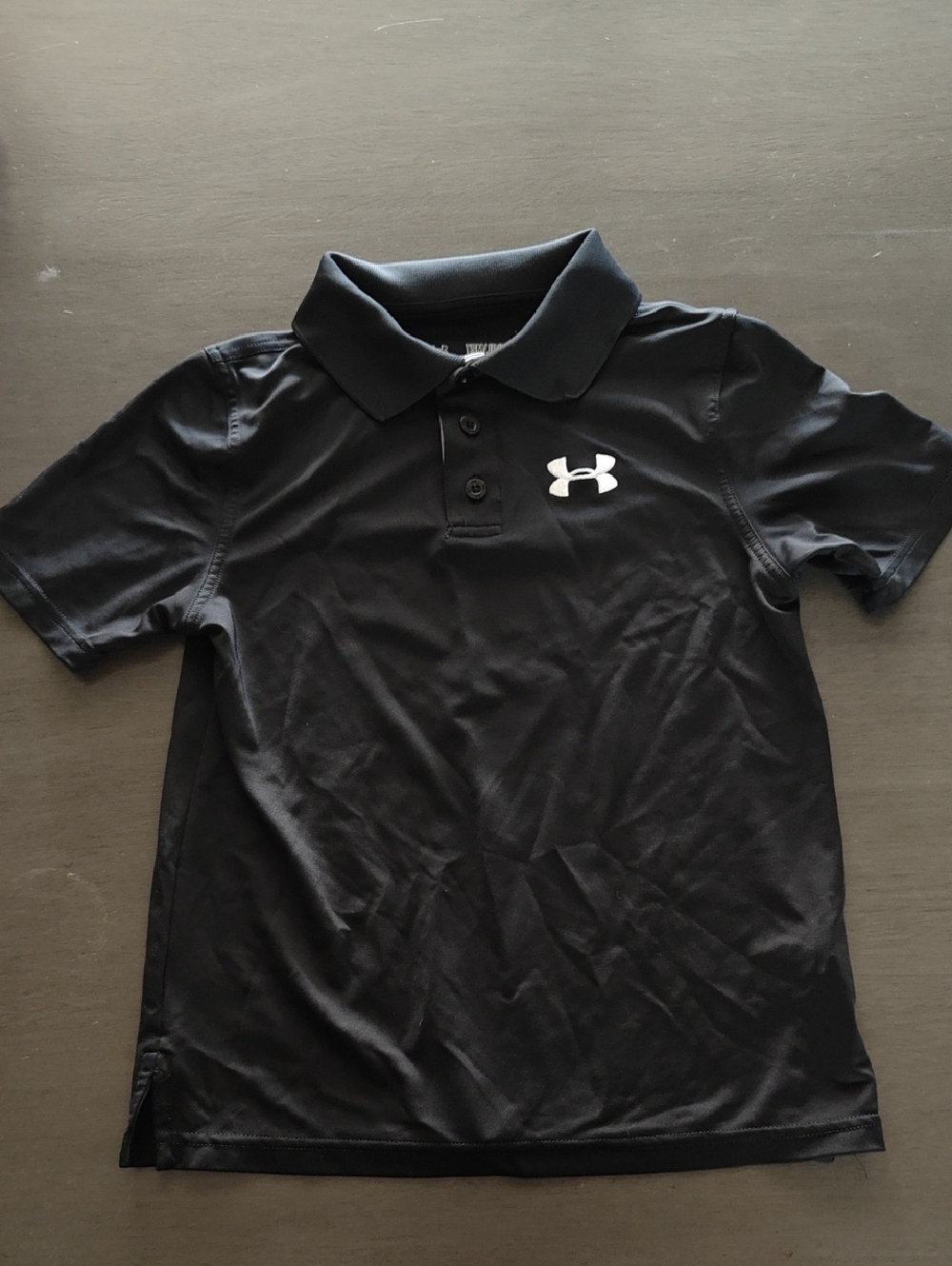 Under Armour Boys' Black Polo Shirt